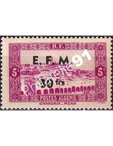 Algérie, Timbre-télégraphe n° 1 neuf, timbres colonies francaises