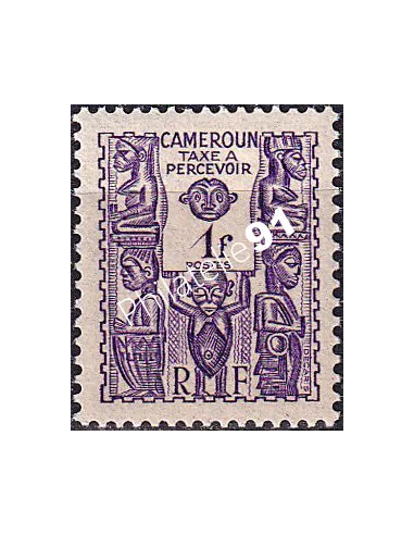 Cameroun, Timbre-taxe n° 21 neuf, Timbres colonies francaises