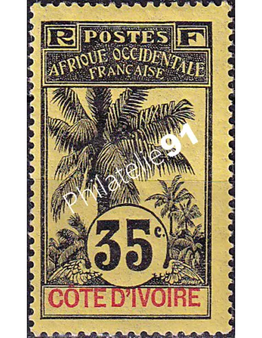 Côte d'Ivoire, n° 29 charnière, timbres colonies françaises