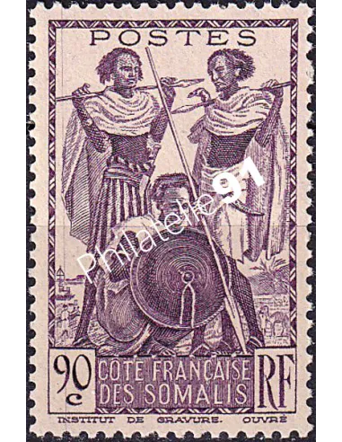 Côte des Somalis, n° 181 neuf, timbre colonies françaises