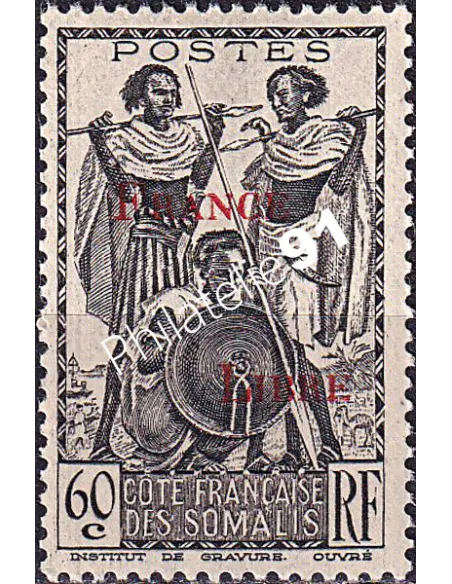 Côte des Somalis, n° 217 neuf, timbre colonies françaises