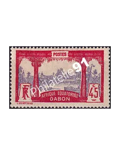 Gabon, n° 60 charnière, collection timbres Colonies