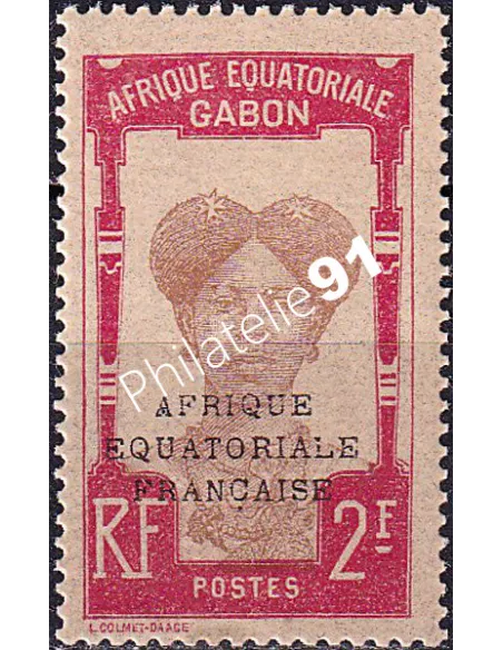 Gabon, n° 106 neuf, collection timbres Colonies