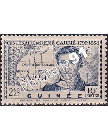 GUINEE, n° 150 charnière, collection timbres colonies françaises