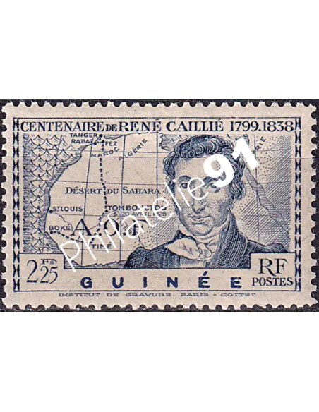 GUINEE, n° 150 charnière, collection timbres colonies françaises
