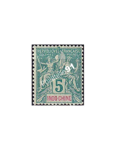 Indochine, n° 6 charnière, collection timbres colonies françaises