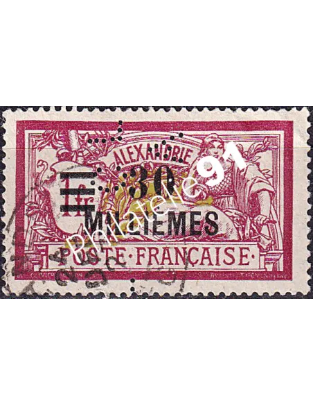 Alexandrie, n° 72 oblitéré, timbres des colonies françaises