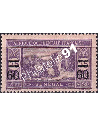 SÉNÉGAL n° 87 charnière, collection timbres des colonies Françaises