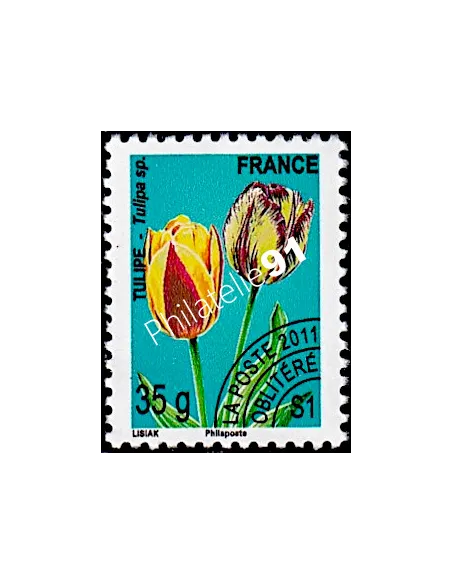 Timbre de France Préoblitéré n° 259 A - Fleurs - Tulipe