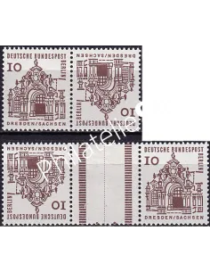 BERLIN, n° 219a et 219b neufs, paires tête-bêche, timbres Europe