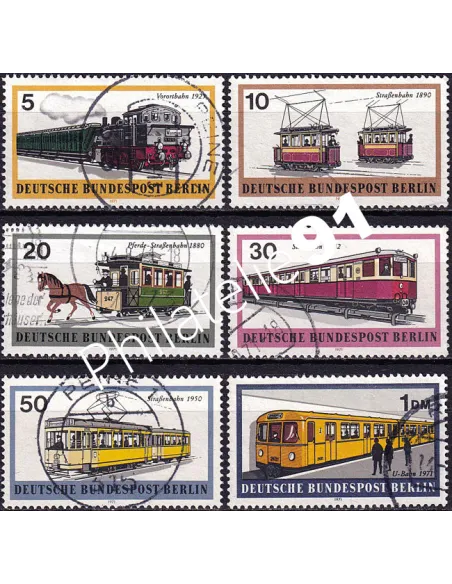 BERLIN, n° 360 à 365 oblitérés, collection timbres Europe