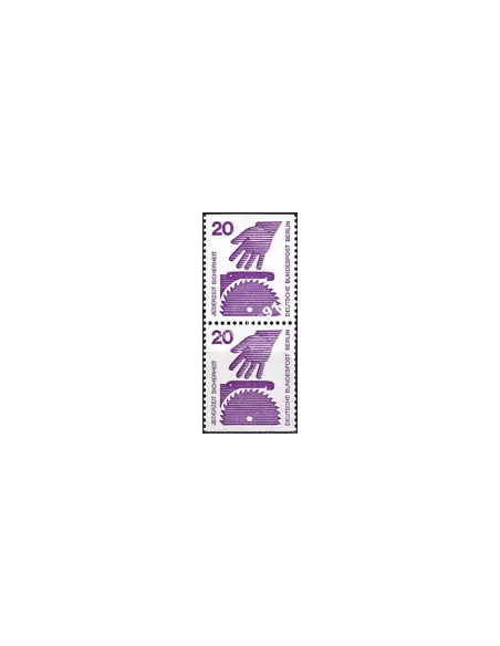 BERLIN, n° 394b neuf, paire de carnet,  collection timbres Europe