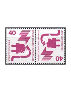 BERLIN, n° 395a neuf, paire tête-bêche,  collection timbres Europe