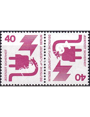 BERLIN, n° 395a neuf, paire tête-bêche,  collection timbres Europe