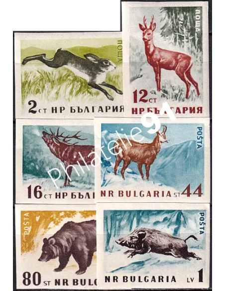 Bulgarie, n° 921 à 926 neufs, non dentelés, collection timbres Europe