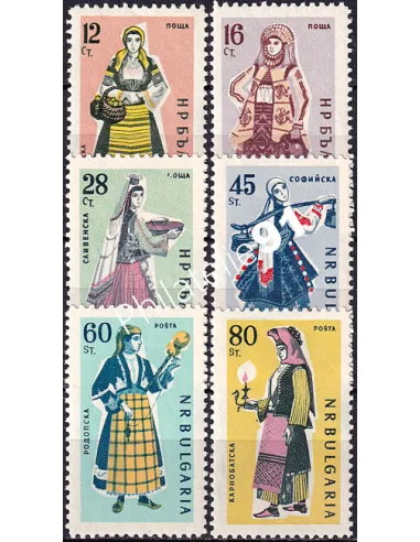 Bulgarie, n° 1044 à 1049 neufs, collection timbres Europe