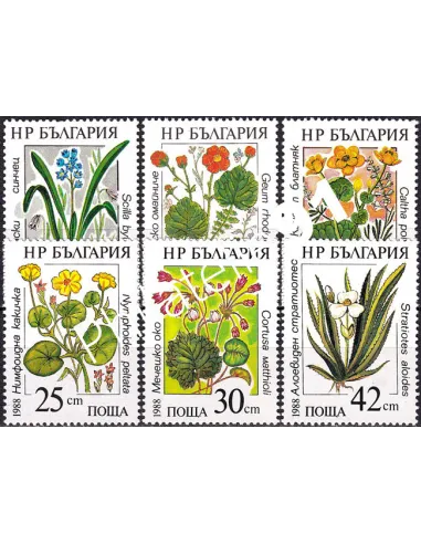 Bulgarie, n° 3140 à 3145 neufs, collection timbres Europe