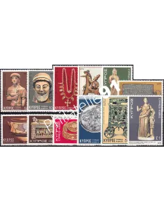 Chypre, n° 436 à 447 neufs, collection timbres Europe