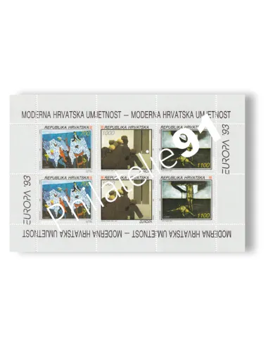 Croatie, BF n° 10 neuf, collection timbres Europe