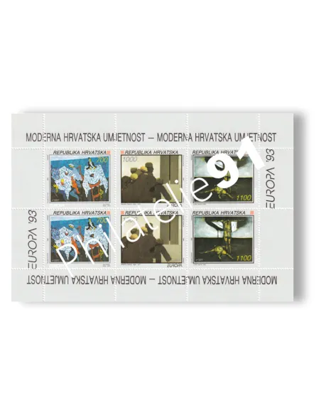 Croatie, BF n° 10 neuf, collection timbres Europe