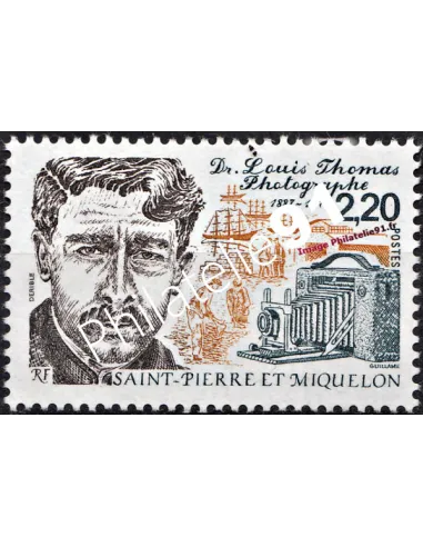 ST PIERRE ET MIQUELON n°488, Docteur Louis Thomas, timbres des Dom-Tom