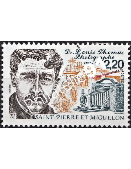 ST PIERRE ET MIQUELON n°488, Docteur Louis Thomas, timbres des Dom-Tom
