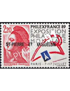 Saint-PIERRE ET MIQUELON n° 489, Philexfrance 89, Timbres des Dom-Tom