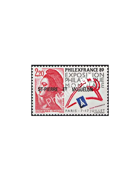 Saint-PIERRE ET MIQUELON n° 489, Philexfrance 89, Timbres des Dom-Tom