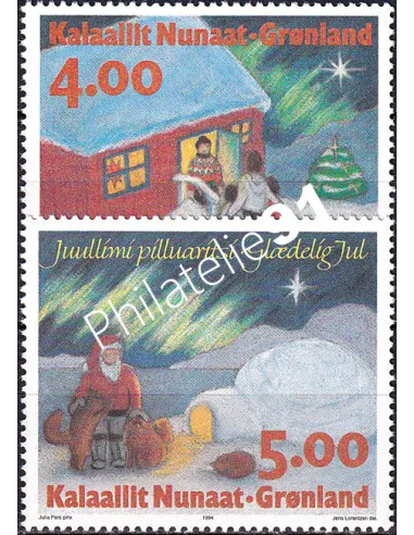 Groenland, n° 242 à 243 neufs, collection timbres Europe