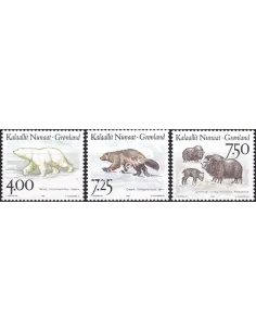 Groenland, n° 253 à 255 neufs, collection timbres Europe