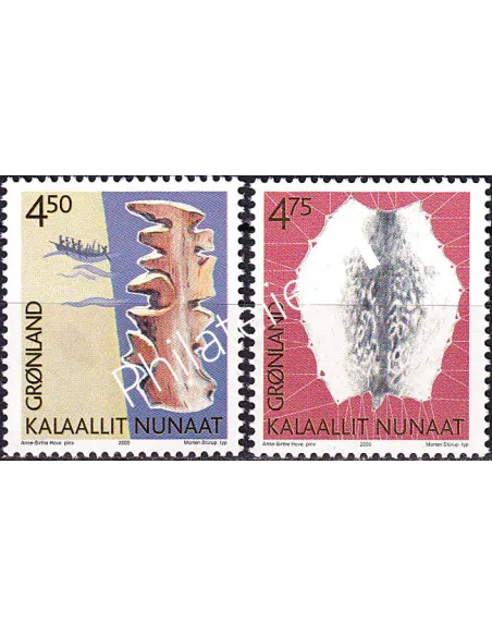 Groenland, n° 330 à 331 neufs, collection timbres Europe