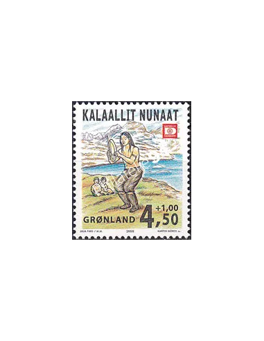 Groenland, n° 332 neuf, collection timbres Europe