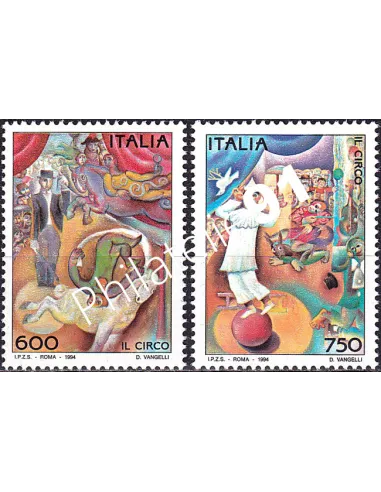Italie n° 2041 à 2042, collection timbres d'Europe
