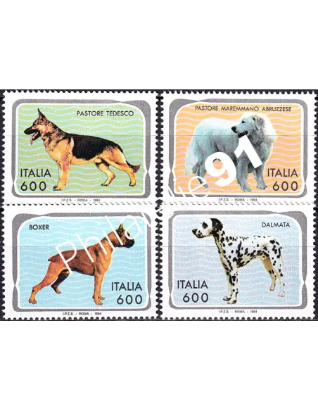 Italie n° 2047 à 2050, collection timbres d'Europe