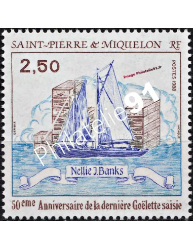 Saint PIERRE ET MIQUELON n° 492, bateaux, Timbres des Dom-Tom