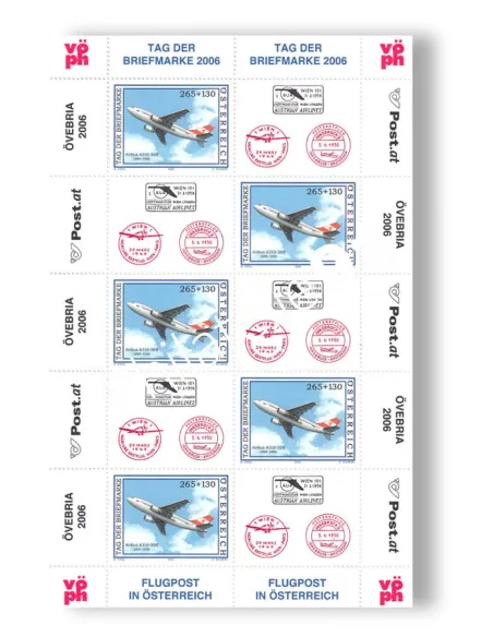 AUTRICHE, Feuille de timbres n° 2433 neufs, collection timbres Europe