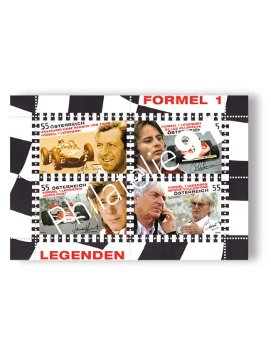 AUTRICHE, Feuille de timbres n° 2637 à 2640 neufs, collection timbres Europe