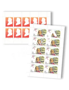 AUTRICHE, 2 feuilles de timbres n° 2400 et 2430 neufs, timbres Europe