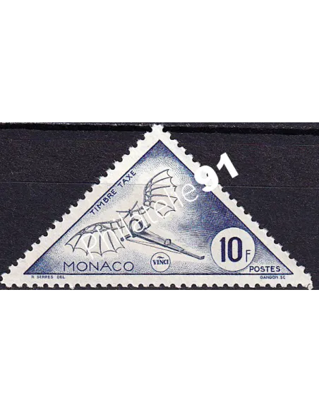 Monaco, timbre-taxe n° 48 charnière, collection timbres Monaco