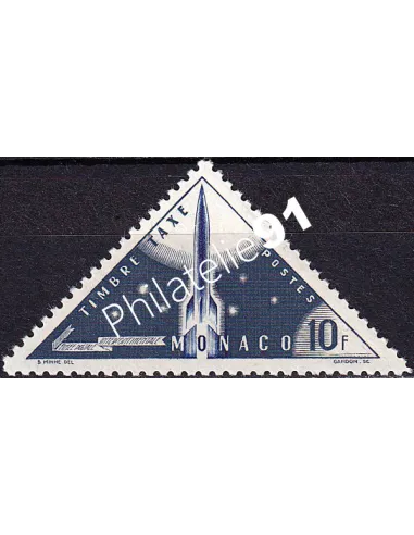 Monaco, timbre-taxe n° 49 charnière, collection timbres Monaco