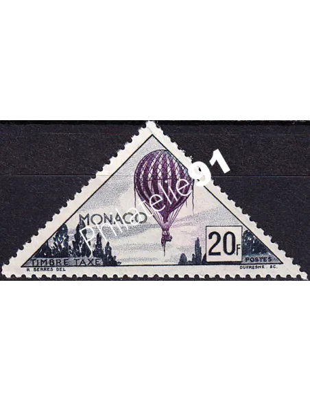 Monaco, timbre-taxe n° 50 neuf, collection timbres Monaco
