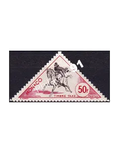 Monaco, timbre-taxe n° 52 charnière, collection timbres Monaco