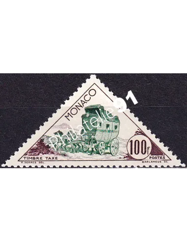 Monaco, timbre-taxe n° 54 charnière, collection timbres Monaco