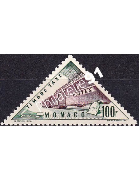 Monaco, timbre-taxe n° 55 neuf, collection timbres Monaco