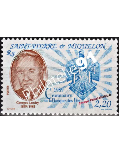 Timbre de ST PIERRE ET MIQUELON n° 511, Collection Dom-Tom