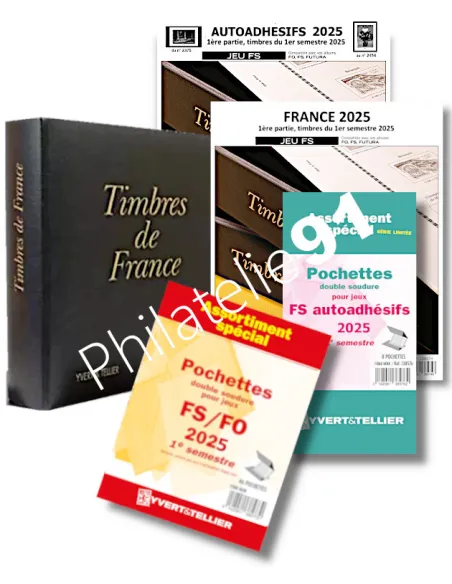 Offre spéciale Jeux FS 2025 + Reliure, jeux Yvert et Tellier 2025