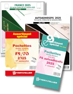 Offre spéciale Jeux FS 2025 + pochettes, jeux Yvert et Tellier 2025