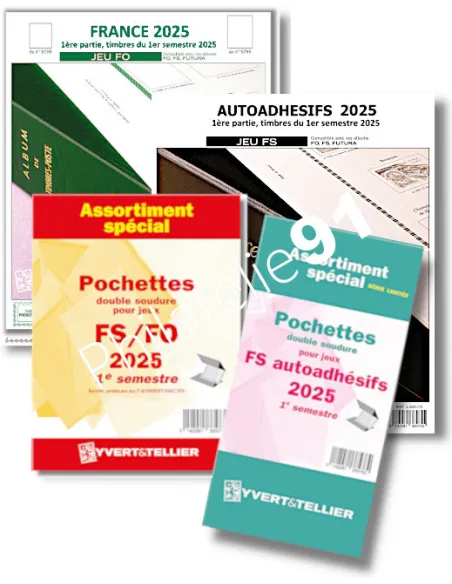 Offre spéciale Jeux FS 2025 + pochettes, jeux Yvert et Tellier 2025