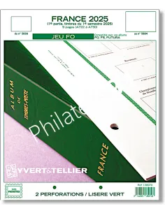 Jeu Yvert et Tellier FRANCE FO 2025, matériel philatélique