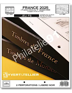 Jeu Yvert et Tellier France FS 2025, matériel philatélique